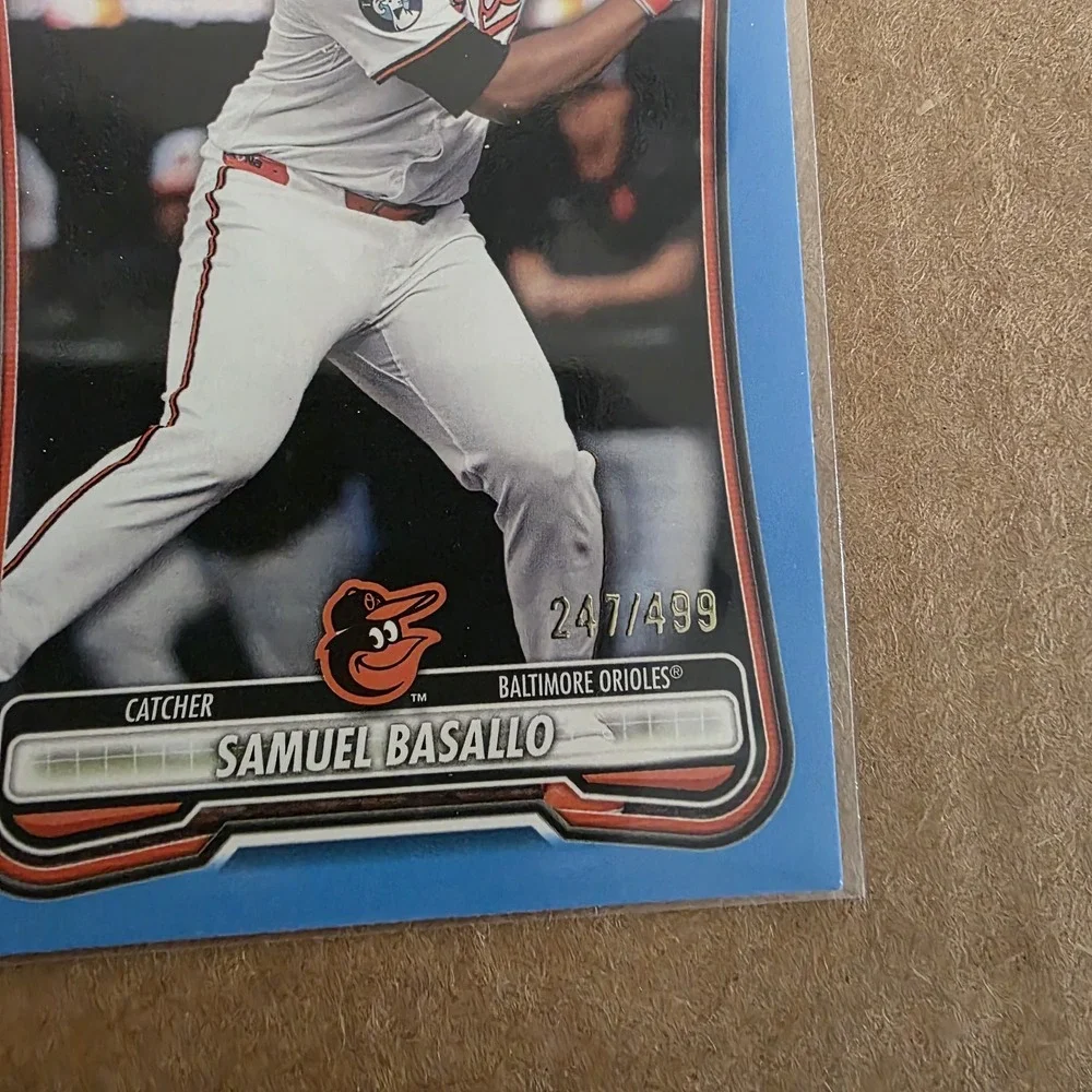 2026 Bowman Samuel Basallo Rookie Sky Blue 247/499 Orioles RC #93 Paper